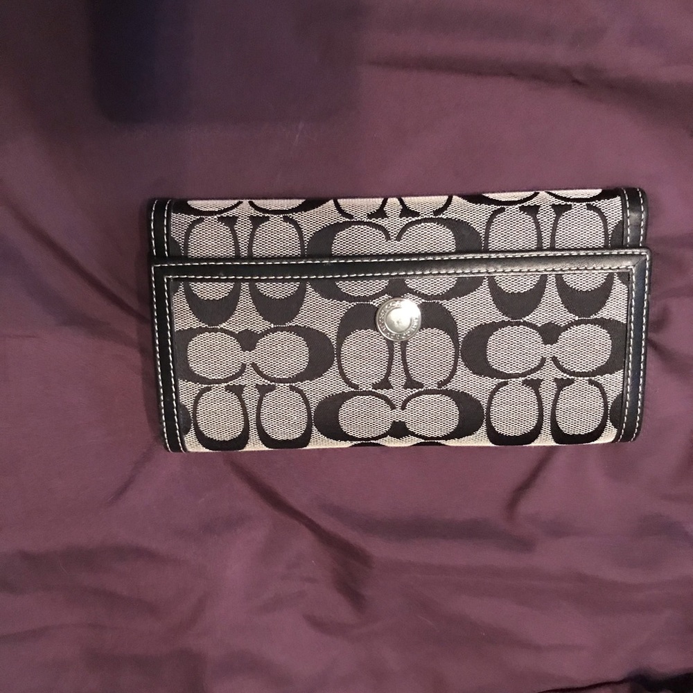 Black Coach wallet